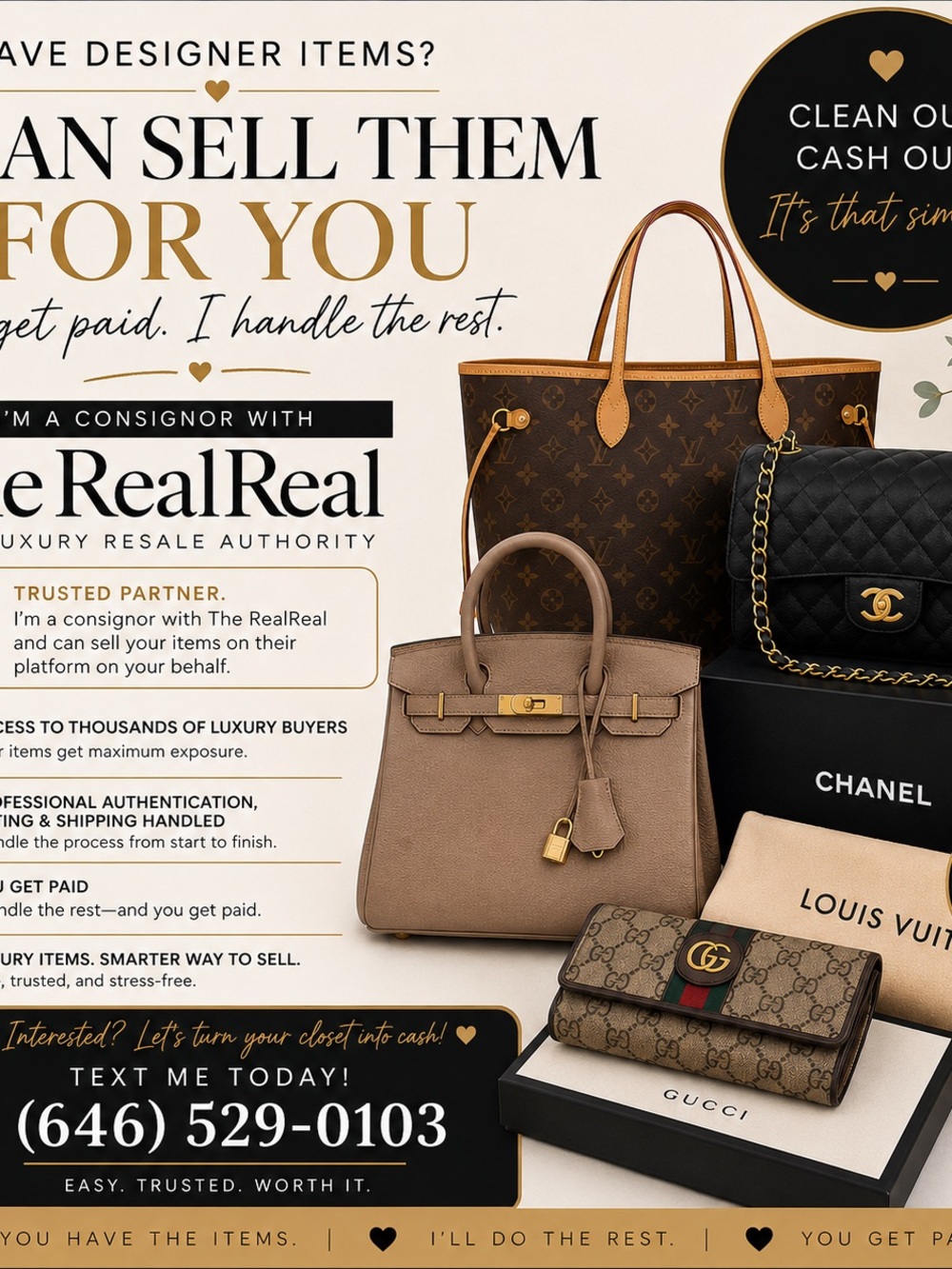 Luxury Taupe Leather Satchel Bag